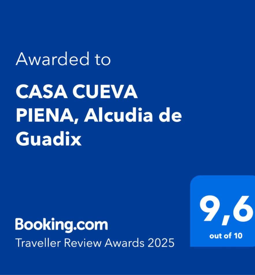 Casa Cueva Piena, Alcudia De Guadix Villa Exterior foto